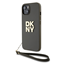 Изображение DKNY PU Leather Stack Logo Wrist Strap Case for iP