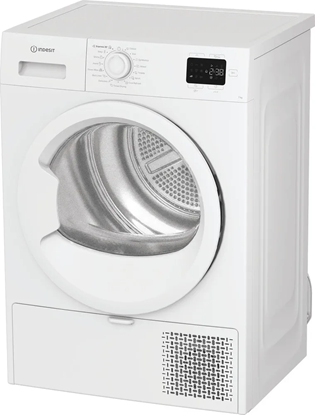 Изображение INDESIT Dryer Machine | C YSD 72D WW EE | Energy efficiency class E | Front loading | 7 kg | Heat pump | Digital | Depth 54.5 cm | White