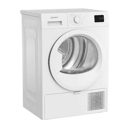 Изображение INDESIT Dryer Machine | C YSD 83D WW EE | Energy efficiency class D | Front loading | 8 kg | Heat pump | LED | Depth 54.5 cm | White