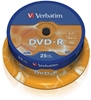 Picture of 1x25 Verbatim DVD-R 4,7GB 16x Speed, matt silver