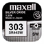 Picture of 303 baterija 1.55V Maxell sudraba-oksīda SR44SW iepakojumā 1 gb.