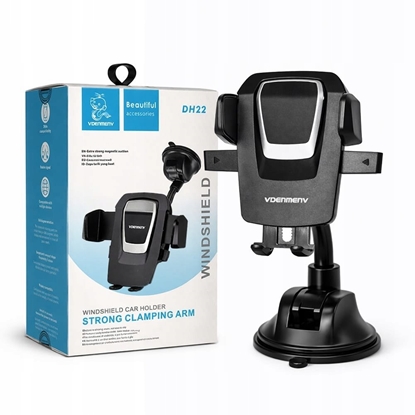 Picture of 4kom.pl Uchwyt samochodowy na szyb Czarny DH22