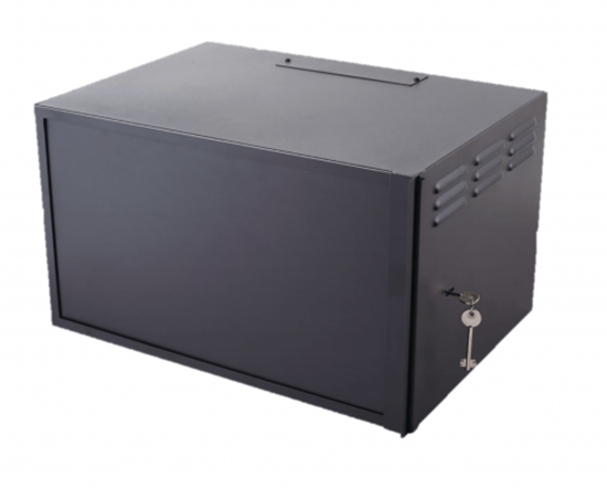 Picture of 6U 19'' Sienas  komutācijas skapis/540x400/  Melns / Salikts