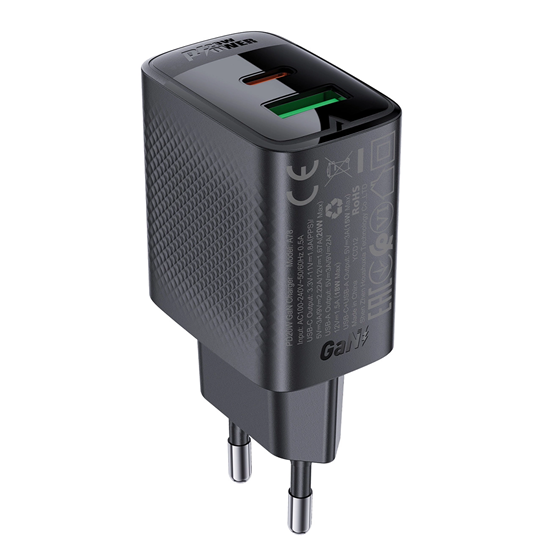 Picture of Acefast A78 GaN USB-A | USB-C PD 20W network charg