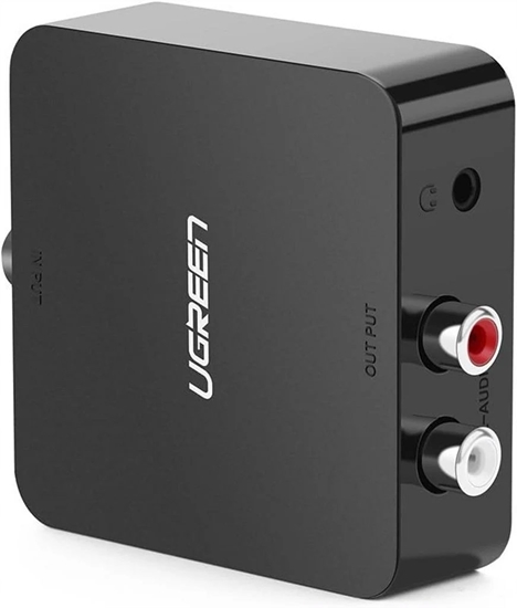 Picture of Adapter AV Cyfrowy (koaksjalny Toslink) na analogowy (RCA 3 5 mm) konwerter audio