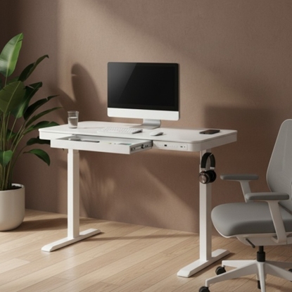 Attēls no Adjustable Height Table Up Up Balder II White