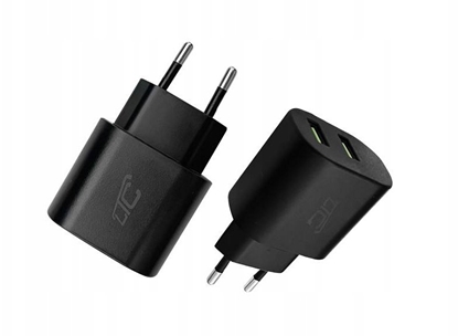 Picture of adowarka LTC adowarka sieciowa LTC QC  20W 2xUSB-A  czarna