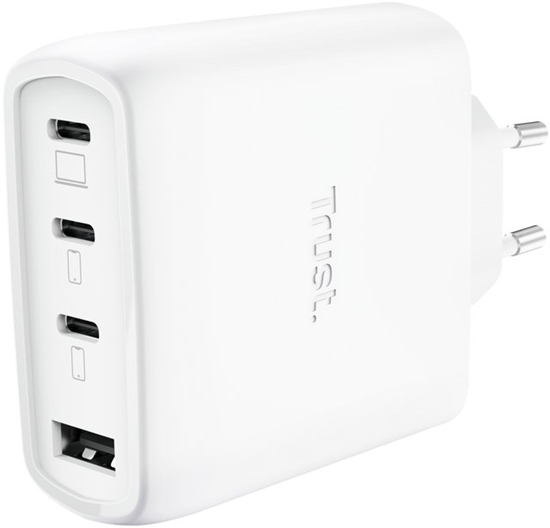 Picture of Lādētājs Trust Maxo 65W 4-port GaN White