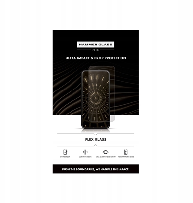 Изображение Alogy Hammer Glass hybrydowe szko Flex do Iphone 16 Pro Max