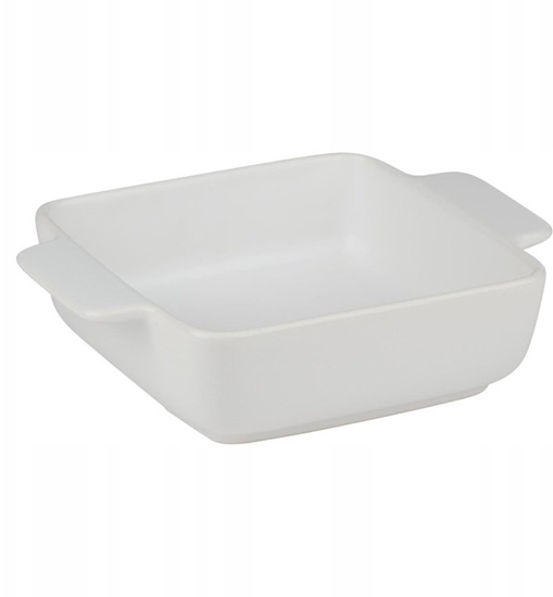 Picture of Alpina - Ceramiczne naczynie aroodporne do zapiekania kwadratowe 21x15,8x5,8 cm (biay)