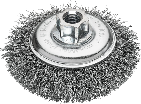 Picture of Aptel MILWAUKEE SZCZOTKA DRUCIANA DOCZOOWA M14 100x10 STALOWA KARBOWANA 0.35-1szt.