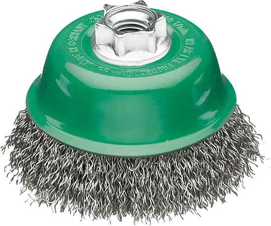 Picture of Aptel MILWAUKEE SZCZOTKA DRUCIANA GARNKOWA M14 65 STAL NIERDZEWNA KARBOWANA 0.35-1szt.