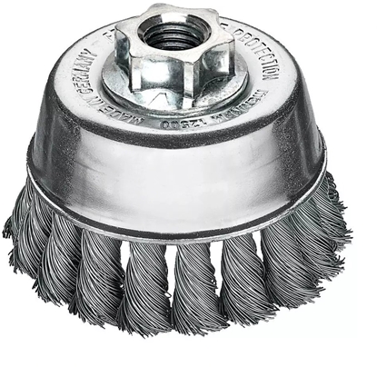 Изображение Aptel MILWAUKEE SZCZOTKA DRUCIANA GARNKOWA M14 65x18 STALOWA WIZANA 0.5-1szt.