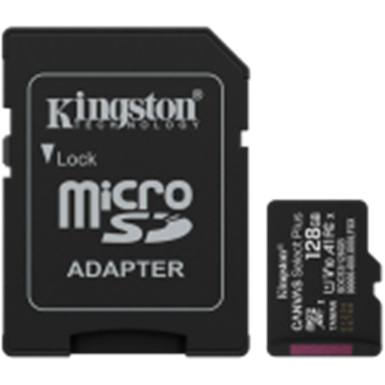 Picture of Atmiņas karte Kingston MicroSDXC 128GB Canvas Select Plus