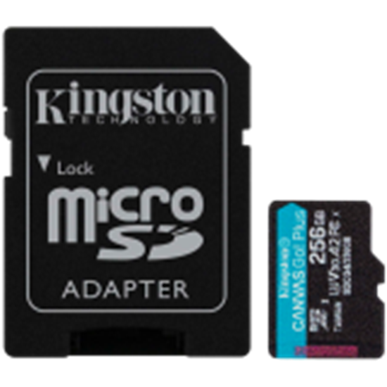 Picture of Atmiņas karte Kingston microSDXC Canvas Go Plus Gen4 256GB