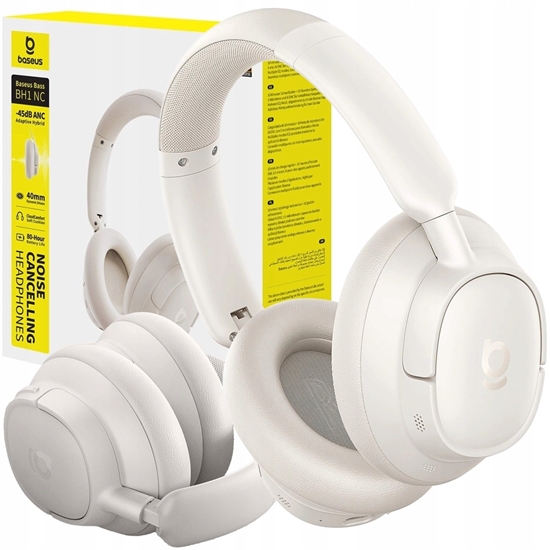 Picture of Baseus Bass BH1 NC Wireless ANC Starlight Off-White