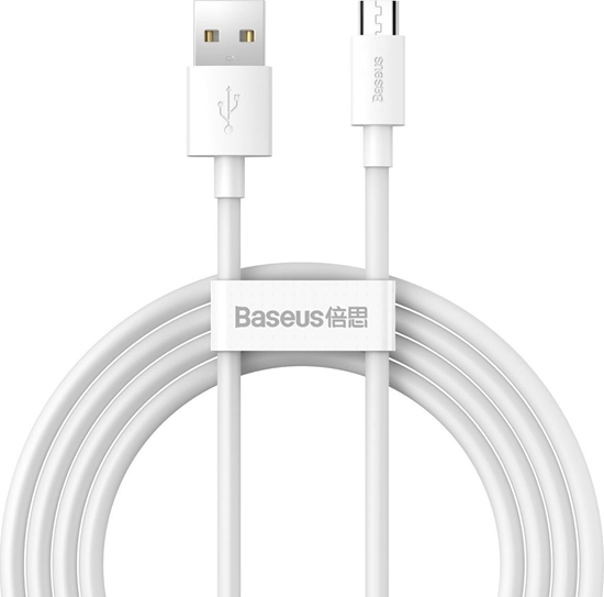 Picture of Baseus USB-A - microUSB cable 1.5 m White TZCAMZJ-02