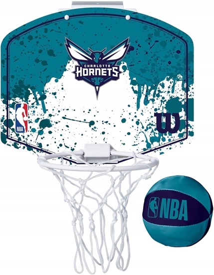 Picture of Basketbola groza komplekts NBA MINI-HOOP  CHARLOTTE HORNETS WTBA1302CHA (194979037669)