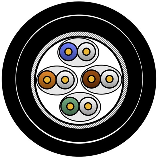 Picture of Belden CATSNAKE Category 6A Cable, 4