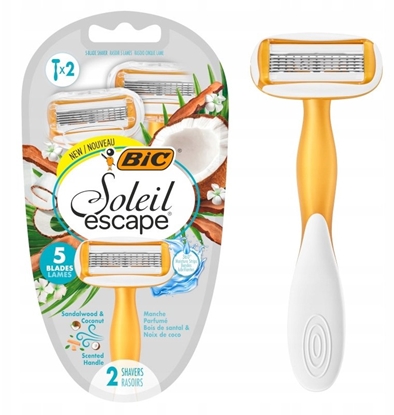 Picture of Bic BIC Maszynka do golenia Soleil Escape 5 Sandalwood&Coconut 1op.-2szt