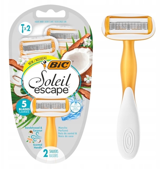 Picture of Bic BIC Maszynka do golenia Soleil Escape 5 Sandalwood&Coconut 1op.-2szt