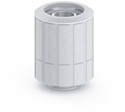 Изображение BitsPower Bitspower Artemis Zcze proste G1/4 cal AG na 16/10mm obrotowy - Piaskowane srebrny