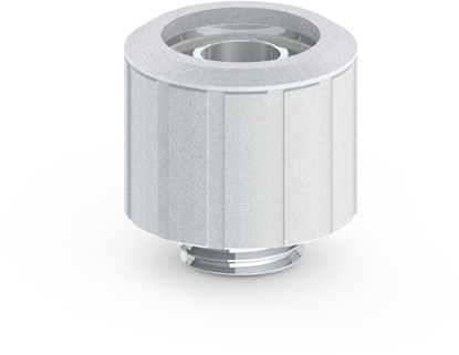 Изображение BitsPower Bitspower Artemis Zcze proste G1/4 cal AG na 16/10mm Piaskowane srebrny