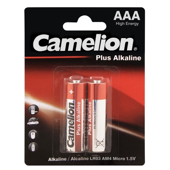 Picture of Camelion | AAA/LR03 | Plus Alkaline | 2 pc(s)