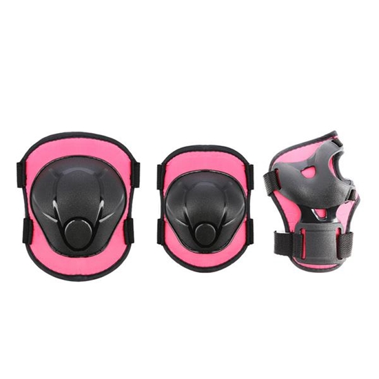 Picture of Ceļu un plaukstas sargi H110 SIZE M DARK PINK PROTECTIVE PAD SET