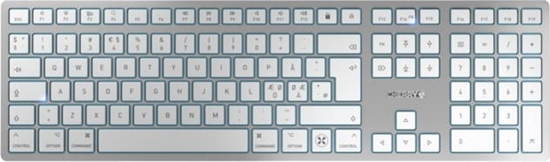 Picture of Cherry KW 9100 SLIM FOR MAC tastatūra Universāls USB + Bluetooth QWERTY Angļu Sudrabs