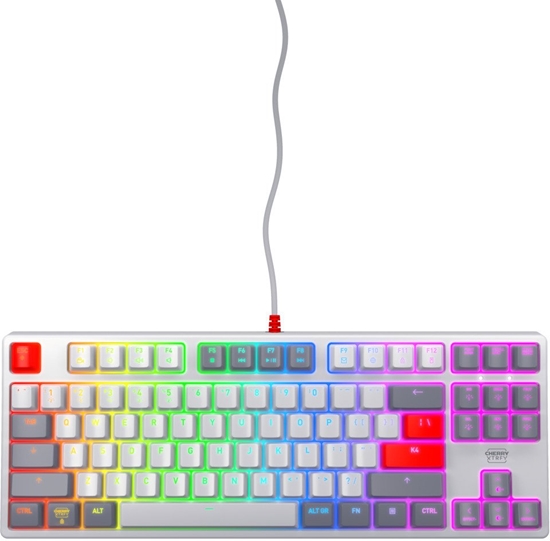 Picture of CHERRY XTRFY K4V2 TKL KB RETRO/KB CORDED MECHANICAL MX RED