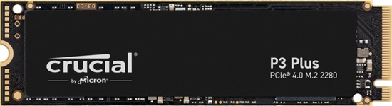 Picture of SSD|CRUCIAL|P3 Plus|1TB|M.2|NVMe|3D NAND|Write speed 3600 MBytes/sec|Read speed 5000 MBytes/sec|TBW 220 TB|MTBF 1500000 hours|CT1000P3PSSD8