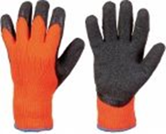 Изображение Cimdi adīti ar lateksa pretslīdes pārkl.10 izmērs