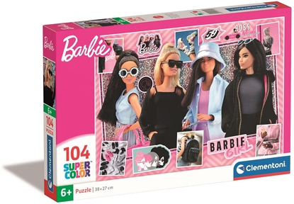 Attēls no Clementoni CLE puzzle 104 SuperKolor Barbie 25754