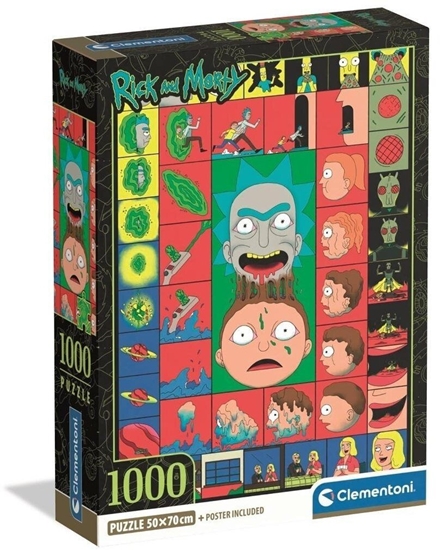 Изображение Clementoni Puzzle 1000 Rick and Morty