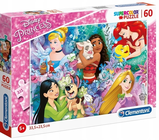 Picture of Clementoni Puzzle 60 elementów Princess