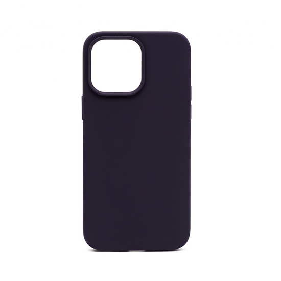 Picture of Connect Apple iPhone 14 Pro Premium Magsafe Soft Touch Silicone Case New Function Purple