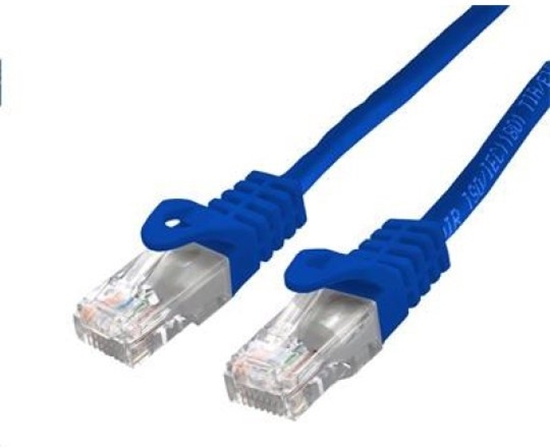Изображение C-Tech C-TECH kabel patchcord Cat6, UTP, niebieski, 1m