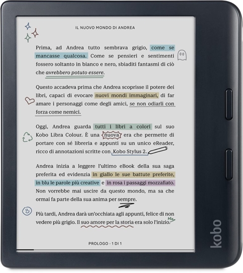Picture of Czytnik Kobo Libra Colour czarny (N428-KU-BK-K-CK)