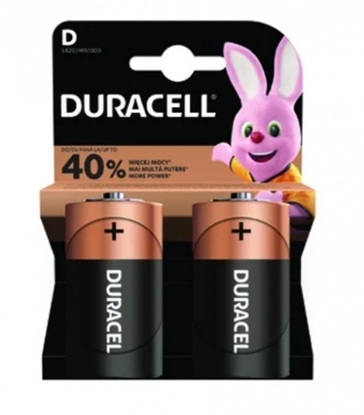 Picture of D / LR20 baterija 1.5V Duracell Basic sērija Alkaline MN1300 iep. 2gb.