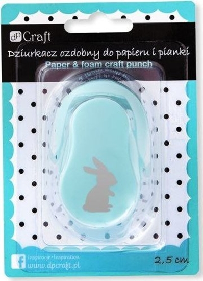 Изображение Dalprint Dziurkacz ozdobny DPCRAFT do papieru i pianki 2, 5cm - Zajc Dalprint