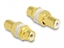 Изображение Delock Audio Adapter RCA female to female for installation, white ring