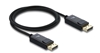 Picture of Delock Coaxial DisplayPort cable 16K 60 Hz 80 Gbps with braided coating 1 m
