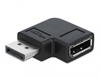 Picture of Delock DisplayPort 1.4 Adapter male to female 90° left angled 8K 60 Hz