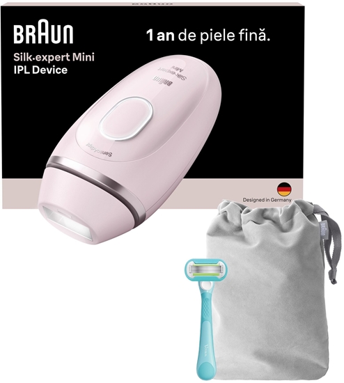Picture of Depilator Braun IPL Hair Removal Braun PL1111  Pink  PL1111PINK (8700216937375)