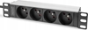 Picture of Digitus 10\" socket strip with aluminum profile, 4-way CEE 7/5 sockets