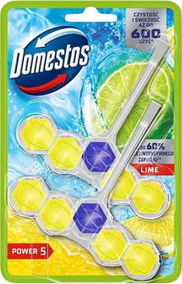 Attēls no Domestos Zawieszka do WC Domestos Power 5 50g Lime (2)
