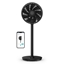 Изображение Duux Fan | Whisper Flex 2 | Stand Fan | 2-21.5 W | Diameter 34 cm | Number of speeds 30 | Oscillation | Remote control | Black