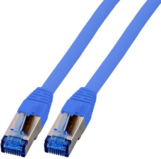 Picture of EFB RJ45 kabel S/FTP Cat6A superelastyczny LSZH niebieski dugo 7,5m 10Gbit 500MhZ 100 procent mied z kabla Roh