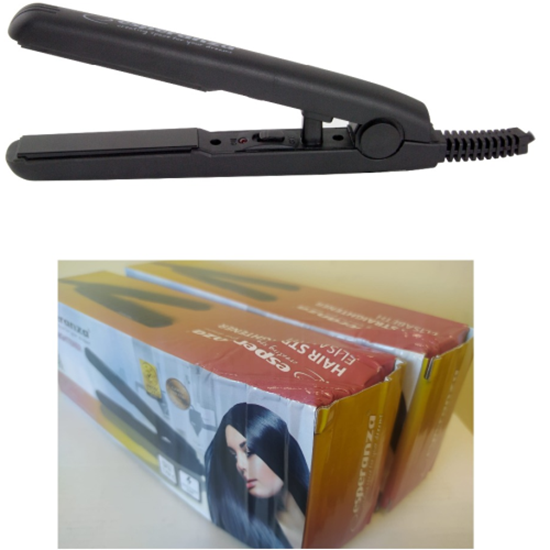 Изображение Esperanza EBP008 MINI HAIR STRAIGHTENER 16CM 22W (Damaged packaging)